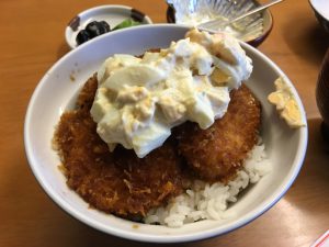 タルタルカツ丼完成