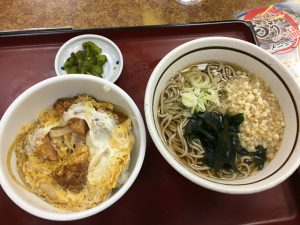 ミニハムカツ丼セット