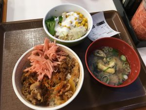 牛丼ミニサラダセット