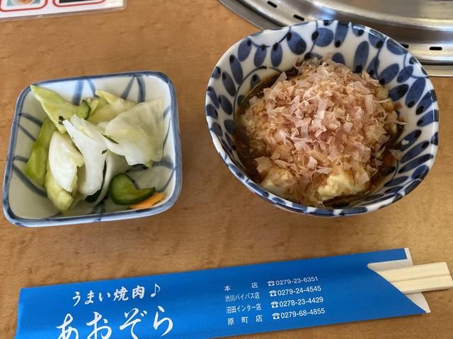 お豆腐と浅漬け