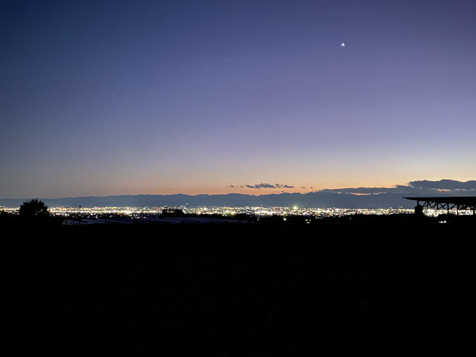 昨日の夕景