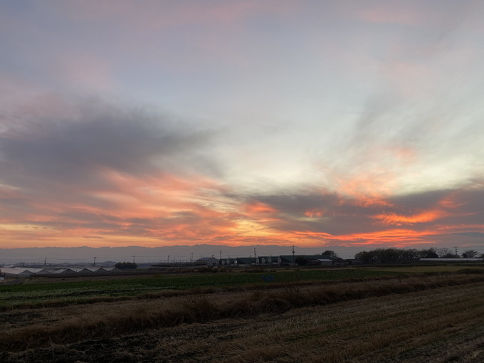 昨日の夕景