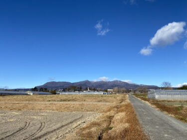 2025年1月11日 – 本日・今朝の赤城山 – 今日も群馬県前橋市より発信。