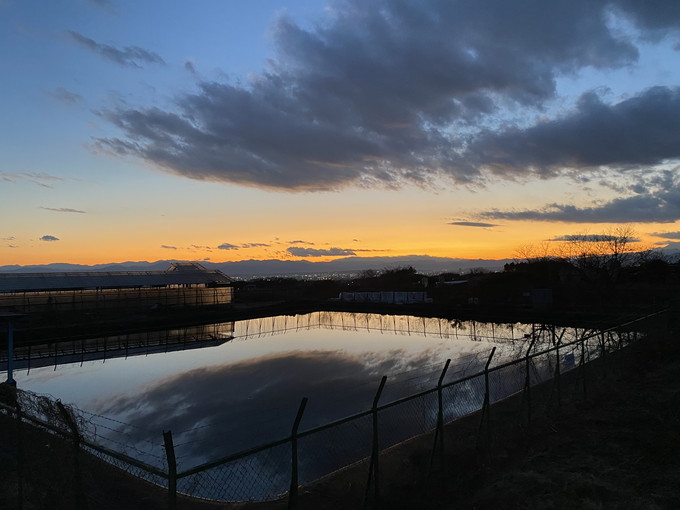 昨日の夕景