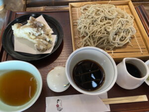 せいろそば（大盛り）舞茸天
