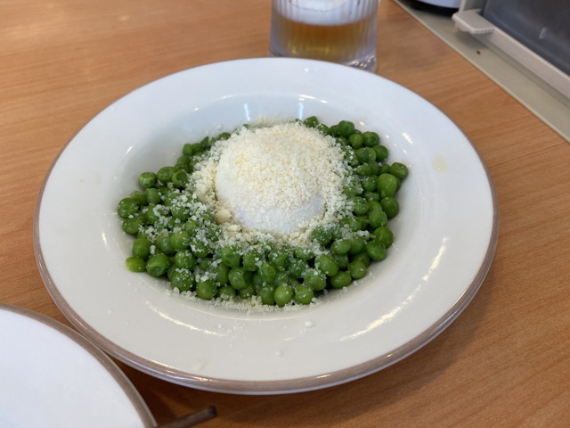 青豆の温サラダ