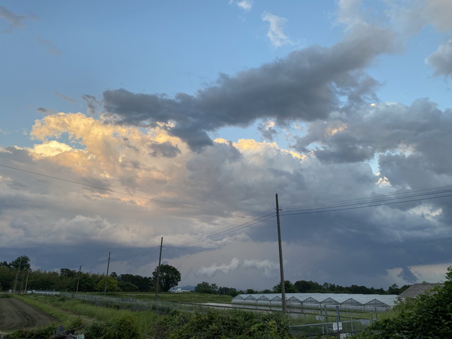 昨日の夕景