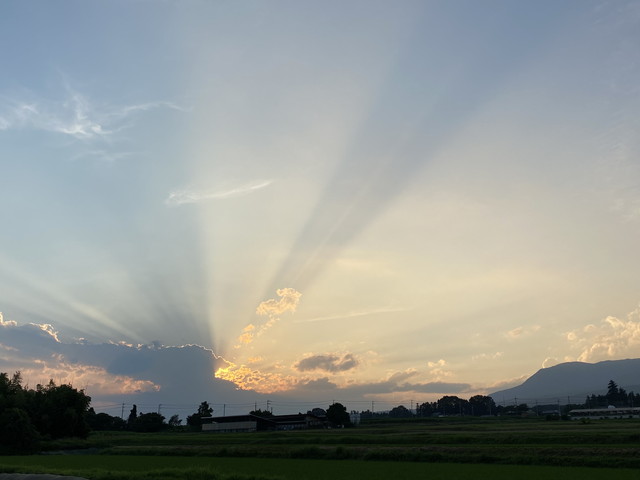 昨日の夕景