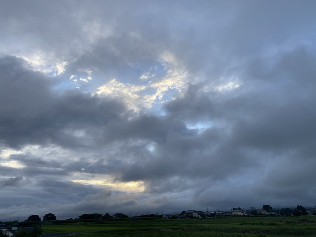 昨日の夕景
