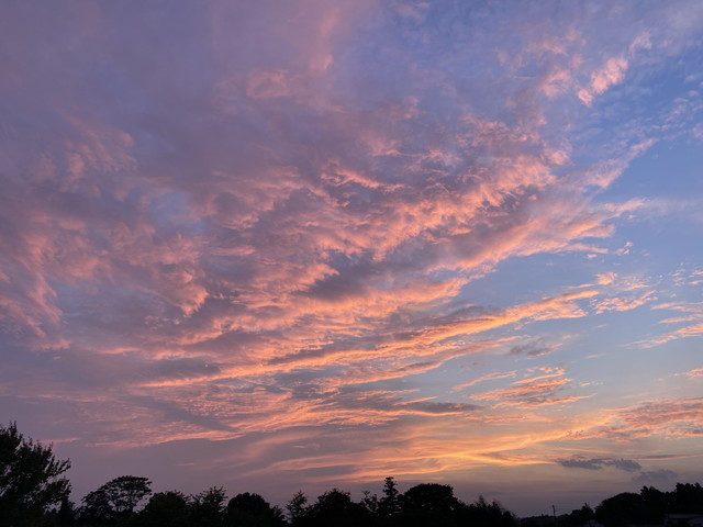 昨日の夕景