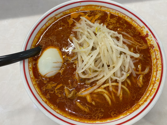 北極ラーメン + ゆで玉子