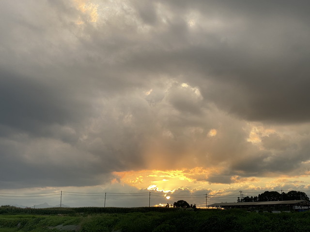 昨日の夕暮れ