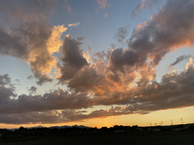 昨日の夕景１