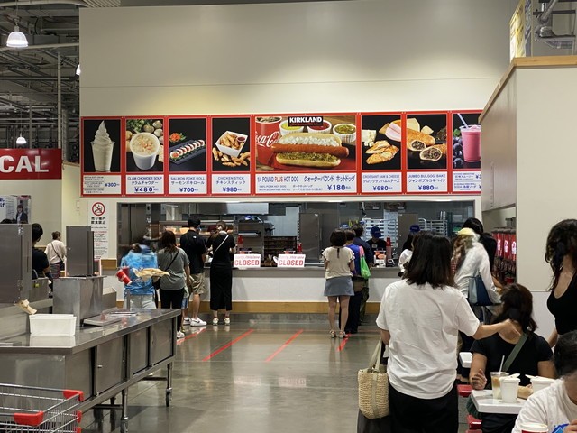 コストコホールセール 前橋倉庫店 フードコート