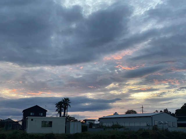 昨日の夕景