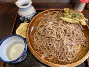 もりそば（大盛）かきあげ