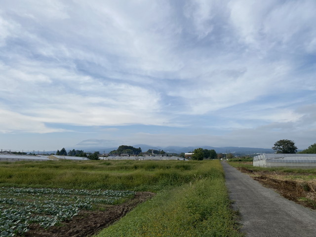 10/12 今朝の赤城山
