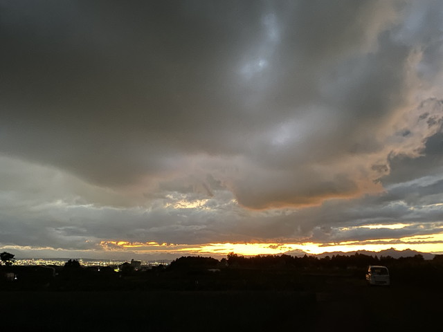 昨日の夕景