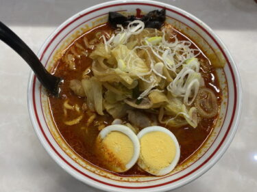 高崎市上中居町、蒙古タンメン中本 高崎 で 北極やさい を食す。