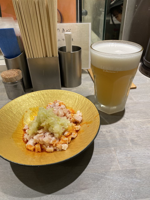 ヒューガルテン生とネギ鶏チャーシュー