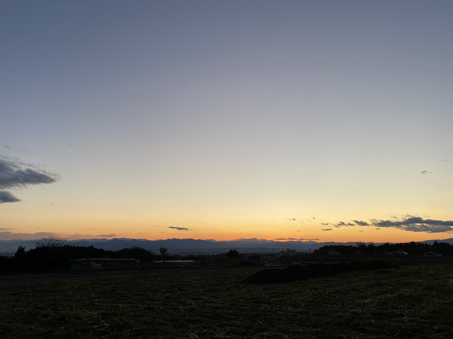 昨日の夕景