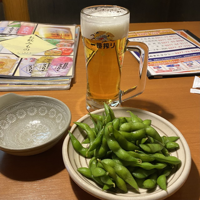 生中とえだまめ