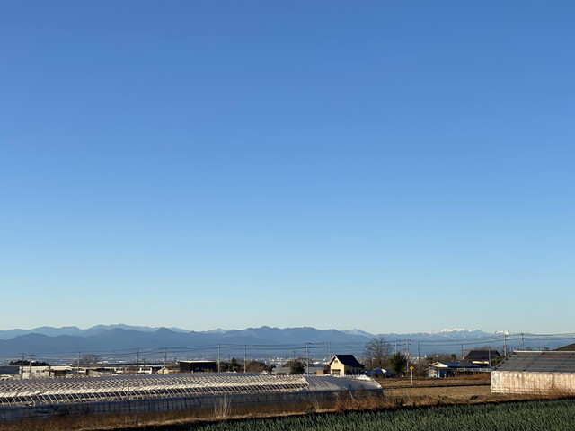 今朝の関東平野方面