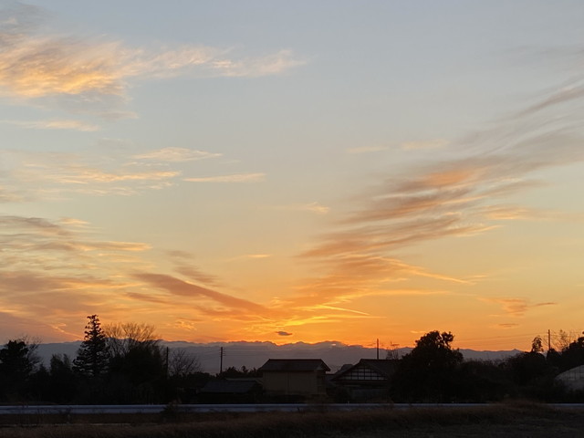 昨日の夕暮れ