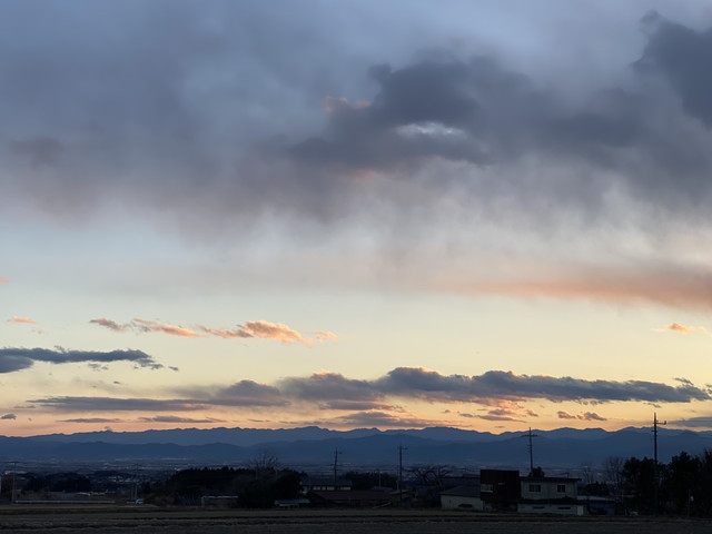昨日の夕暮れ