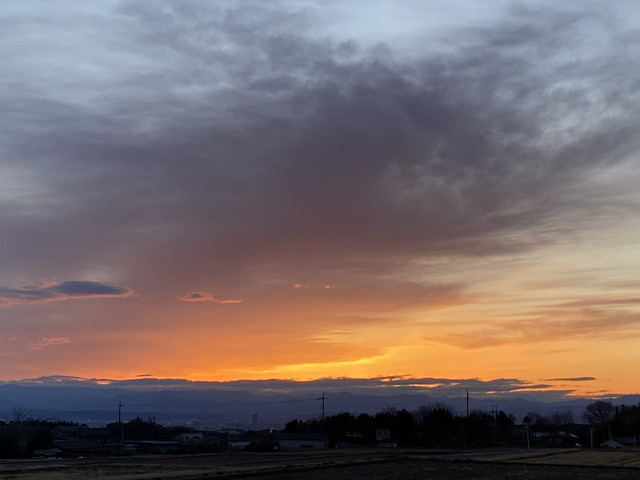 昨日の夕暮れ