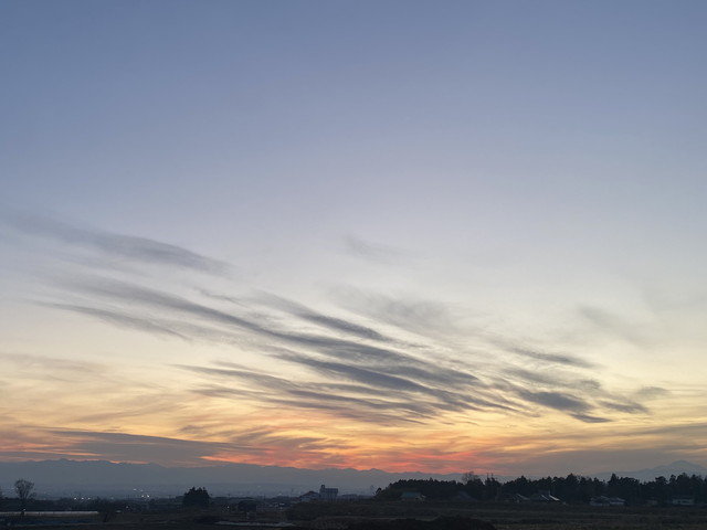 昨日の夕暮れ