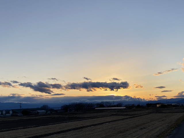 昨日の夕暮れ