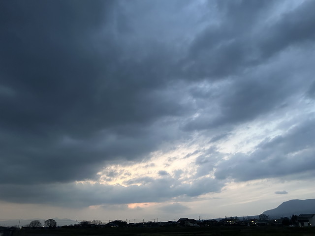 昨日の夕暮れ